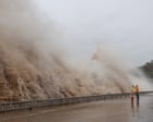 Source-feed image associated with Typhoon Dolphin makes landfall in China as its strongest storm this year