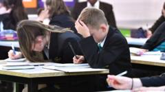 Source-feed image associated with Exam board sorry for delay to Sats results in England