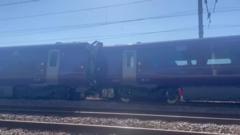Source-feed image associated with Video shows scene of collision as passenger speaks about aftermath