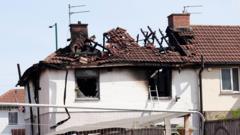 Source-feed image associated with Murder probe as two people dead in house fire in Middlesbrough