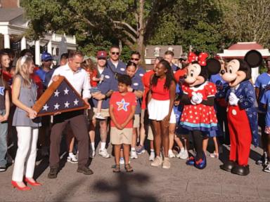 Source-feed image associated with WATCH: Disney's support for Blue Star families