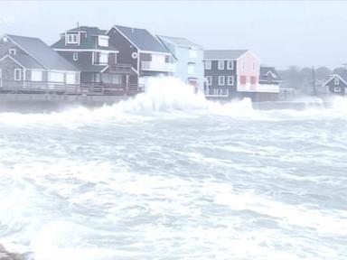 Image from linked report: WATCH: Nor'easter leaves trail of damage from New York to Maine