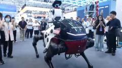Source-feed image associated with Robot horse and rider steal the spotlight at Chinese conference