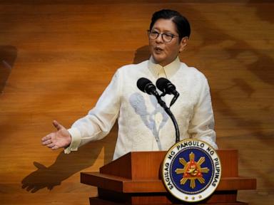 Source-feed image associated with Philippine president to deliver key speech in shadow of corruption scandal