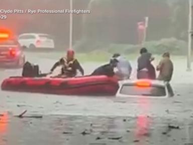 Source-feed image associated with WATCH: Torrential rain slams millions along I-95