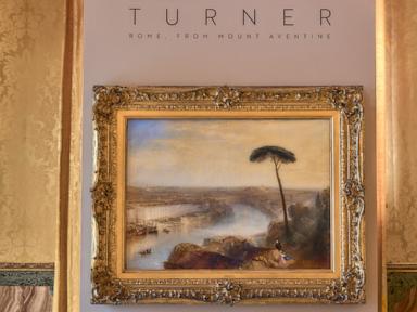 Image from linked report: Turner's masterpiece of Rome returns to city ahead of UK sale that could set a record