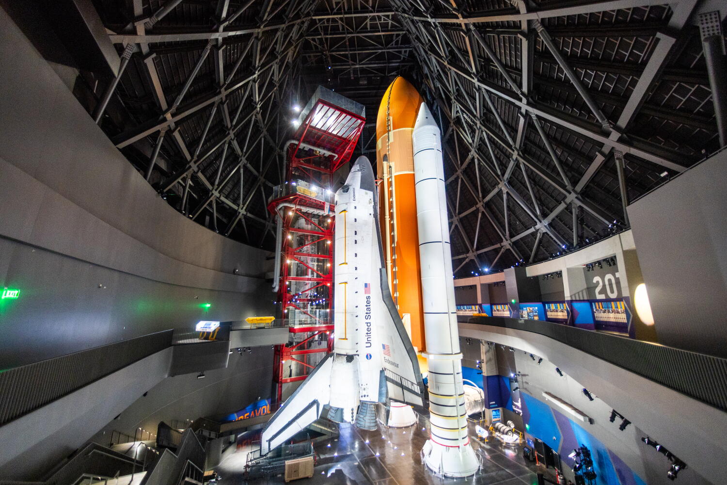 Image from linked report: Reservations open next week for Space Shuttle Endeavour's new permanent L.A. home