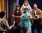 Image from linked report: Lourdes gets a Vegas glow-up at Dublin theatre festival, where canvases are slashed