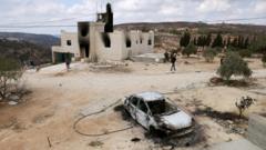 Image from linked report: Israeli settlers attack West Bank village and block Palestinian family's return home