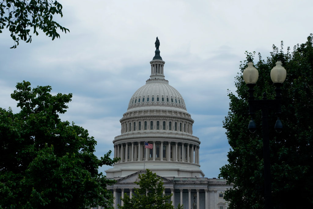 Source-feed image associated with Senate for 1st time approves war powers resolution to halt Iran conflict