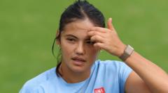 Source-feed image associated with Emma Raducanu withdraws from Wimbledon because of stress fracture