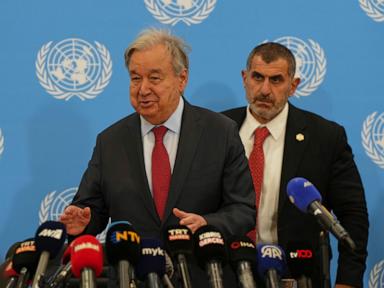 Source-feed image associated with Cyprus' ethnic split must be resolved to stabilize a tumultuous region, UN chief says