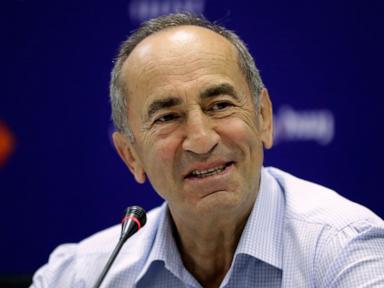 Source-feed image associated with A former Armenian president is detained in a corruption investigation