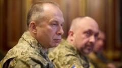 Source-feed image associated with Row escalates in Ukraine over army chief's future