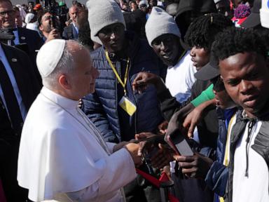 Source-feed image associated with Pope tells traffickers of migrants: Stop, repent or face God's wrath