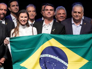 Source-feed image associated with Flávio Bolsonaro announces his running mate for Brazil's October election
