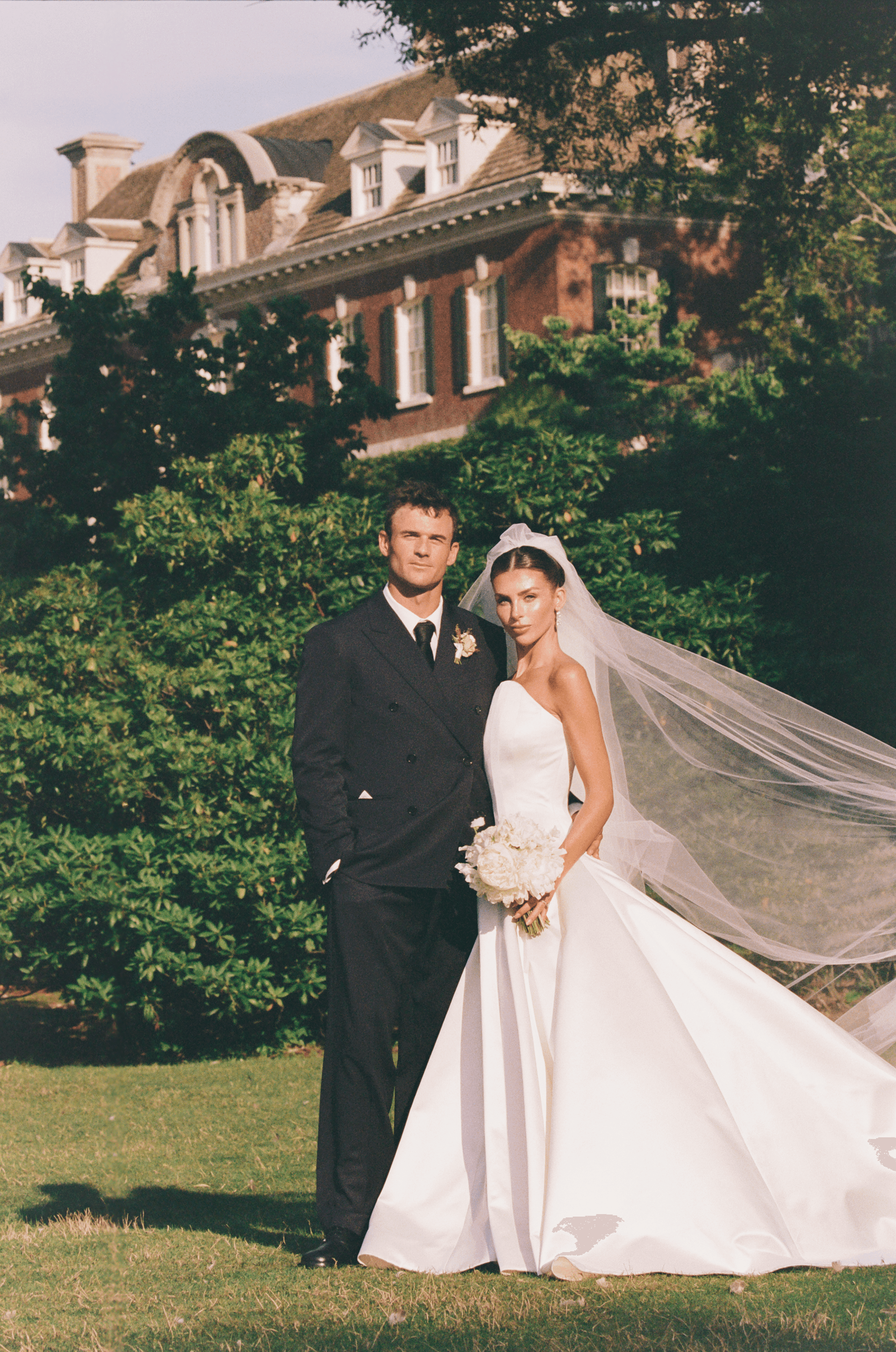 Source-feed image associated with Paige Lorenze Wore Carolina Herrera to Marry Tommy Paul at Old Westbury Gardens