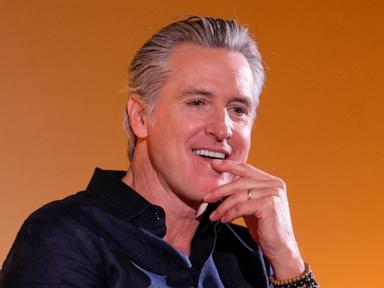 Image from linked report: California Gov. Gavin Newsom signs laws to protect workers from AI risks