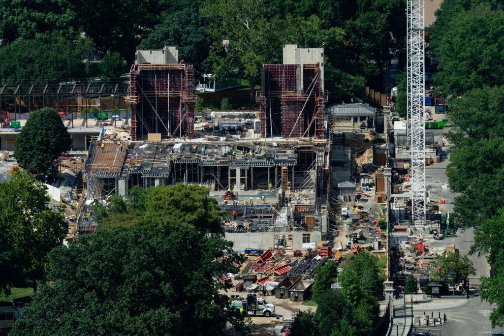 Source-feed image associated with Appeals court rules Trump can't build White House ballroom without congressional approval