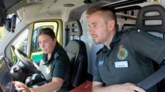 Source-feed image associated with 'People don't realise how at risk they are': A day with an ambulance service in a heatwave