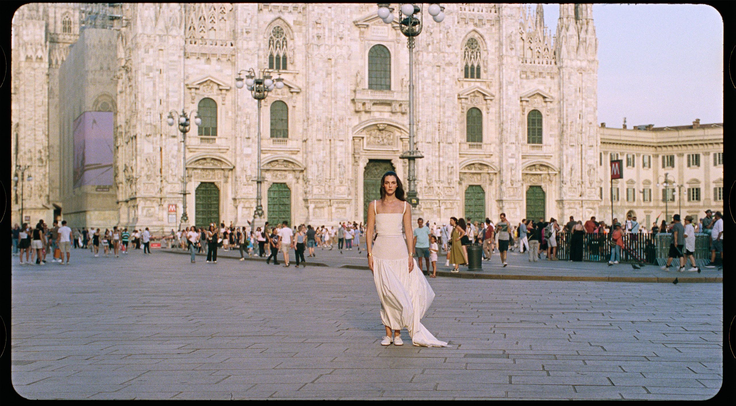 Source-feed image associated with How Bardia Zeinali and Vittoria Ceretti Brought the Themes of Vogue World: Milano to Surreal Life