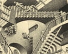 Source-feed image associated with MC Escher review – hallucinatory insights from the master of the mind-bending staircase