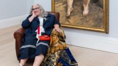 Source-feed image associated with Woman recalls posing for Freud after £25m art sale