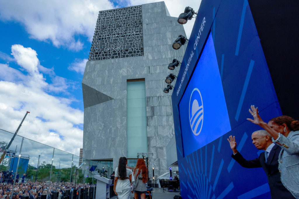 Source-feed image associated with Juneteenth celebrations kick off as Obama Presidential Center opens in Chicago