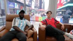 Source-feed image associated with Two men make $50k to watch the World Cup, with nowhere to hide