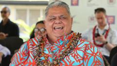 Image from linked report: Samoa leader apologises for Nazi salute after video from 2007 emerges