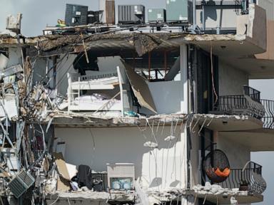 Source-feed image associated with A deadly collapse at a Florida condo happened slowly over several weeks, probe finds