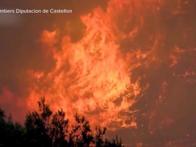 Source-feed image associated with WATCH: Hundreds of thousands forced to evacuate in Europe from raging wildfires