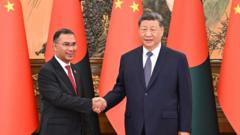 Source-feed image associated with Bangladesh courts China even as ties with India improve