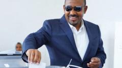 Source-feed image associated with Ethiopia PM's party wins landslide as fears grow of new conflict