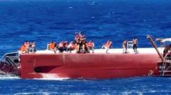 Source-feed image associated with Eight killed and others missing after ferry capsizes off northern Cyprus