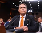 Source-feed image associated with Todd Blanche says he will ‘follow the law’ when pushed about federal agents at polling sites – live