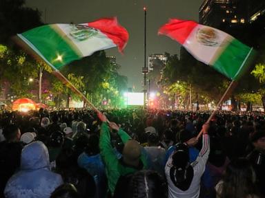 Source-feed image associated with 4 people die in Mexico City during celebrations after World Cup win