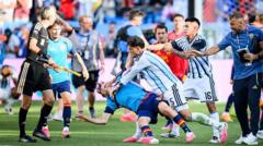 Source-feed image associated with Argentina's Paredes banned for 10 games after World Cup final clashes