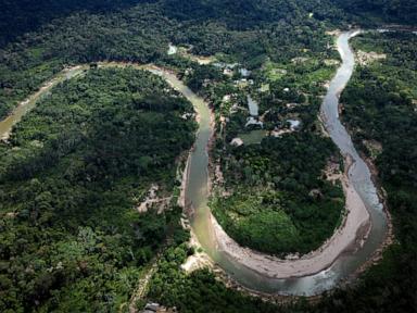 Source-feed image associated with Brazil's government says it is working with Peru to protect border Indigenous lands