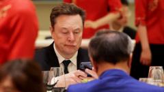 Source-feed image associated with German broadcaster removes TV intro after Elon Musk takes legal action