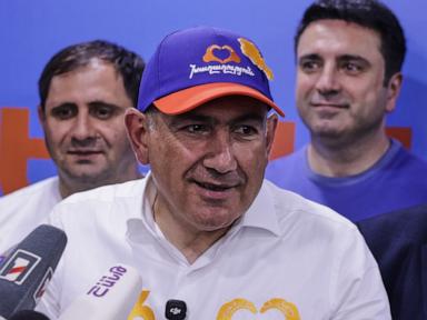 Source-feed image associated with Armenia's opposition faces arrests as it contests the ruling party's election win