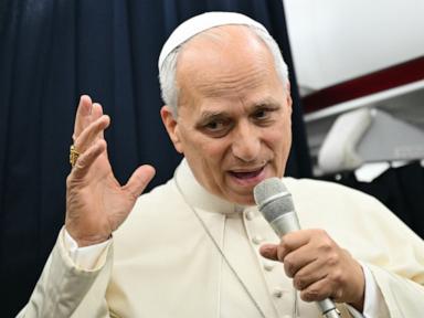 Image from linked report: Contradicting Trump, Pope Leo says artificial intelligence safety concerns not 'fake news'