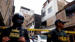 Source-feed image associated with Fire kills 10 members of same family in Peru, police say