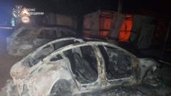 Source-feed image associated with Russia and Ukraine exchange strikes as two killed at Moldova border