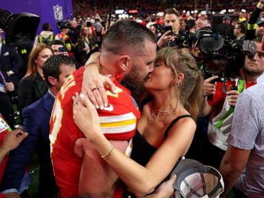 Source-feed image associated with Taylor Swift, Travis Kelce wed in ceremony officiated by Adam Sandler