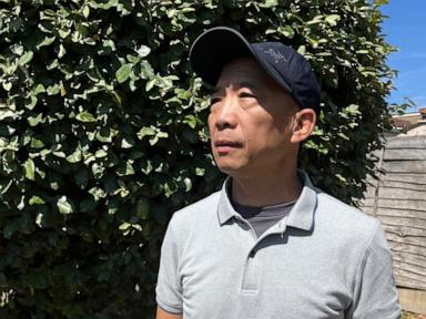 Source-feed image associated with A Hong Kong democracy activist's long-awaited London reunion may be cut short