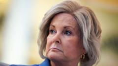 Source-feed image associated with Trump chief of staff Susie Wiles announces she's cancer-free