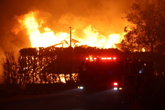 Image from linked report: Southern California Utilities Prep Shutoffs as Fire Risk Surges