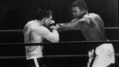 Source-feed image associated with Legendary Canadian boxer George Chuvalo dies aged 89