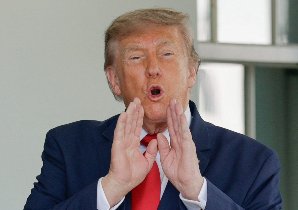 Source-feed image associated with Trump backs away from plans to charge fees in the Strait of Hormuz